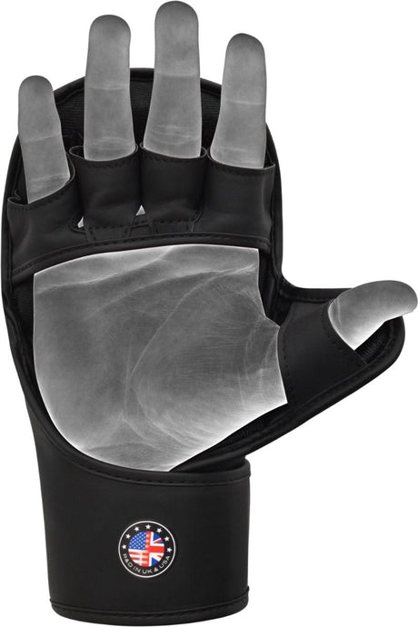 RDX T17 Shooter Aura Plus Black/Gold Mma sparing rokavice