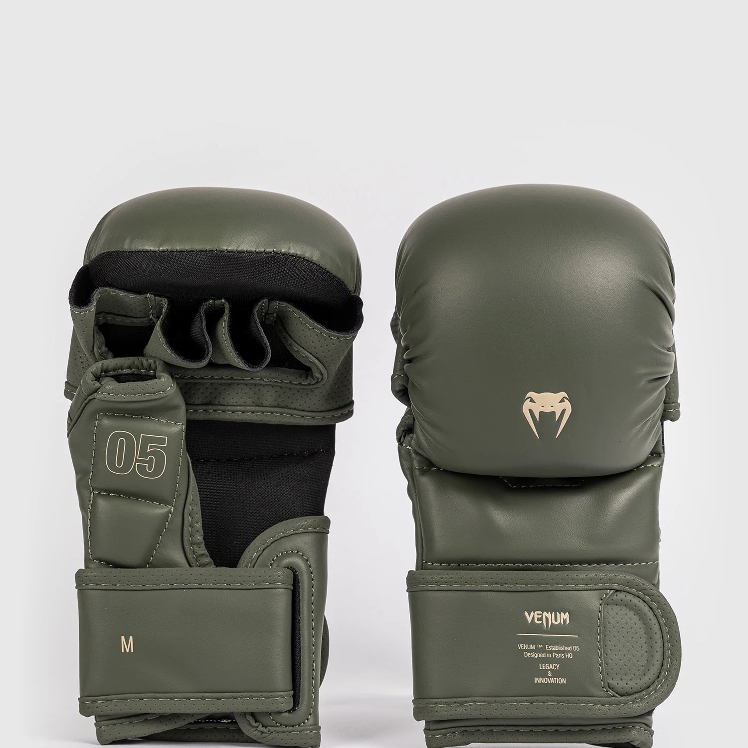 Venum Impact Evo Military Green Rokavice MMA Za Sparing