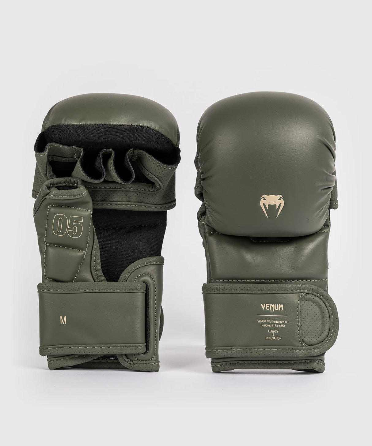 Venum Impact Evo Military Green Rokavice MMA Za Sparing
