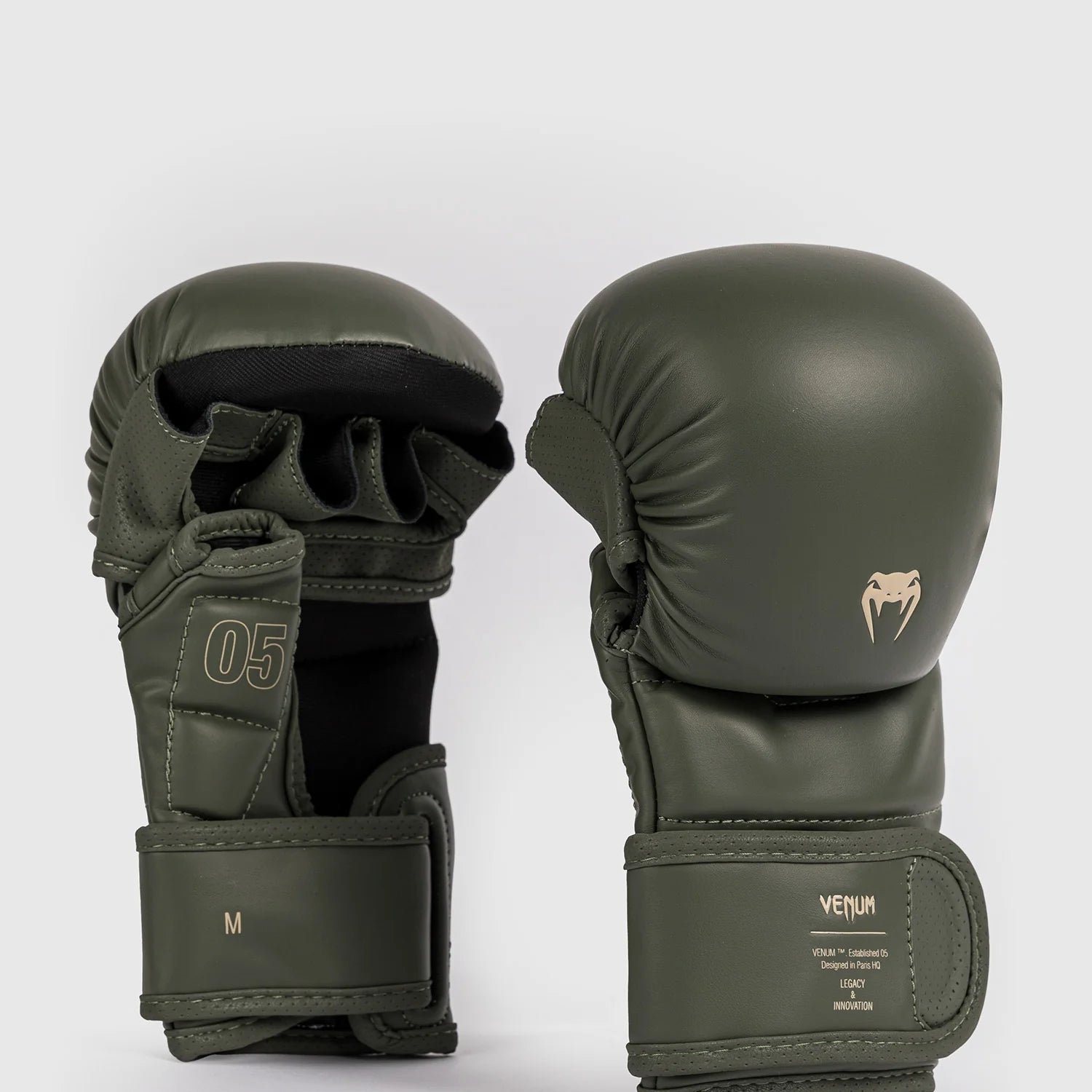 Venum Impact Evo Military Green Rokavice MMA Za Sparing
