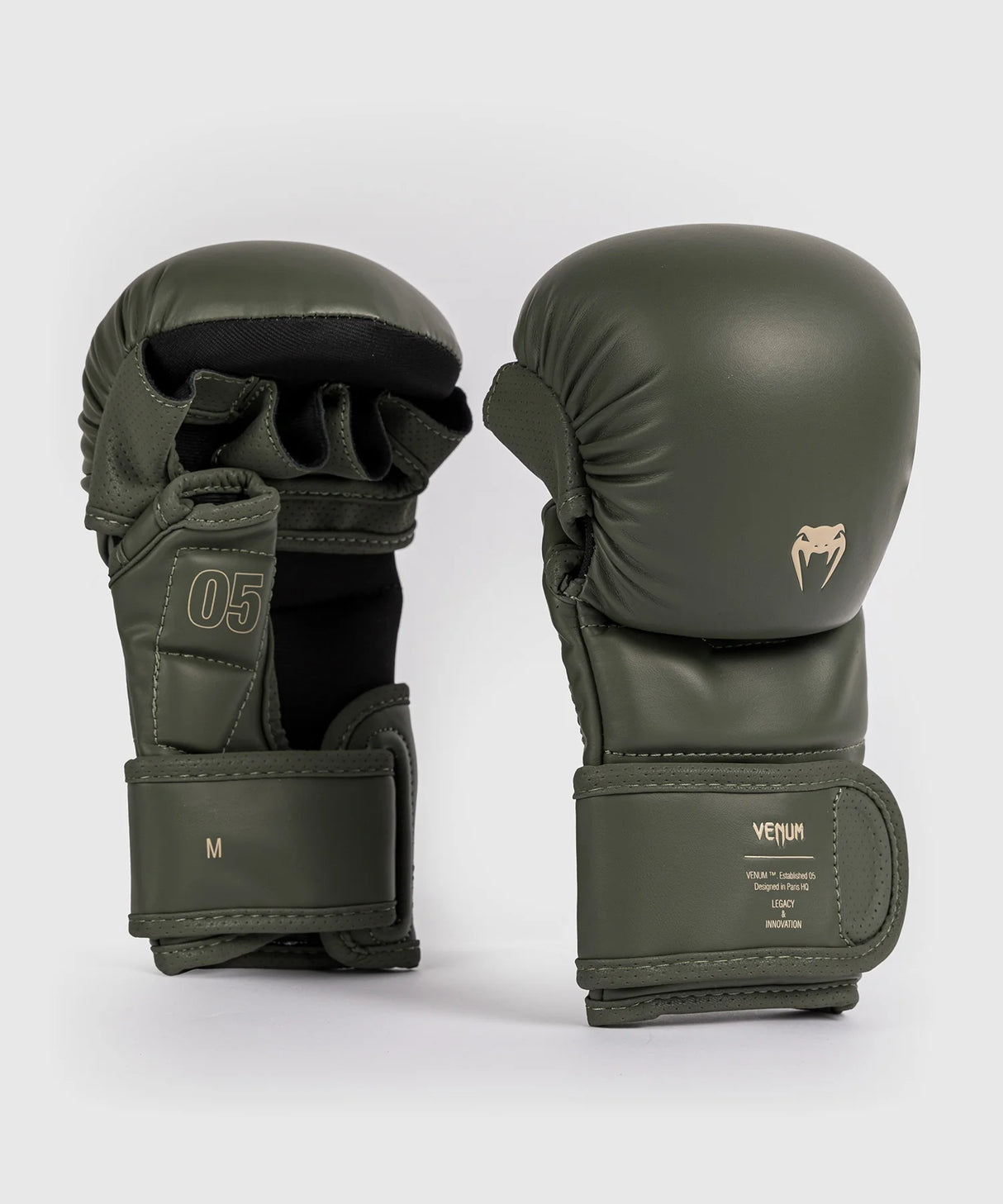 Venum Impact Evo Military Green Rokavice MMA Za Sparing