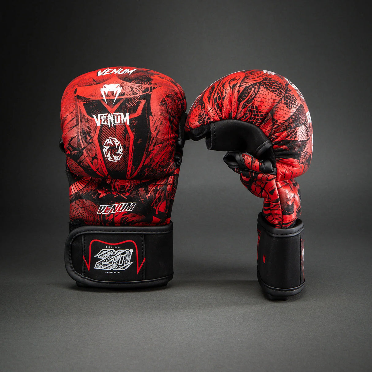 Venum 20th Anniversary Black/Red MMA Sparring Gloves