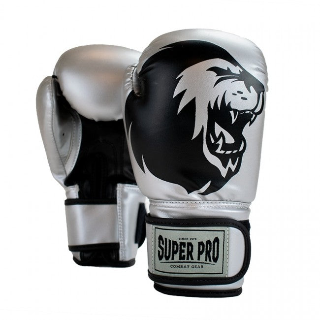 Otroške Super Pro Combat Gear Talent Silver/Black rokavice