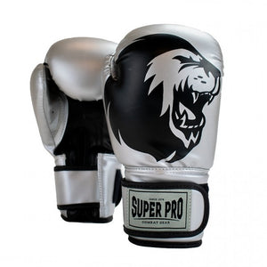 Otroške Super Pro Combat Gear Talent Silver/Black rokavice