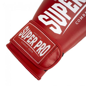 Super Pro Combat Gear Champ Red/White rokavice
