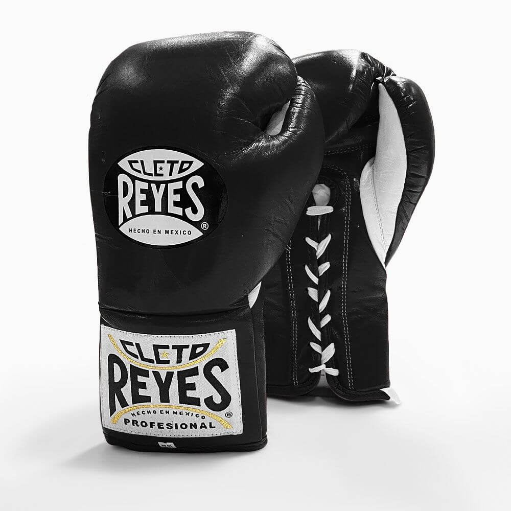 Cleto Reyes Official Black Rokavice Za Boks Na Vezalke