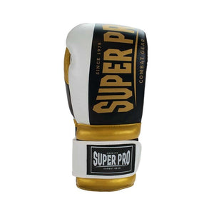Super Pro Combat Gear Bruiser Black/White/Gold rokavice