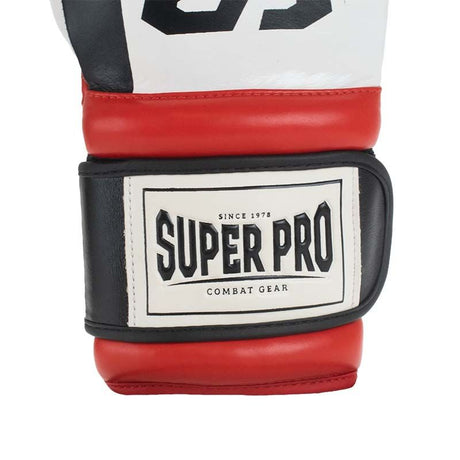 Super Pro Combat Gear Bruiser White/Black/Red rokavice