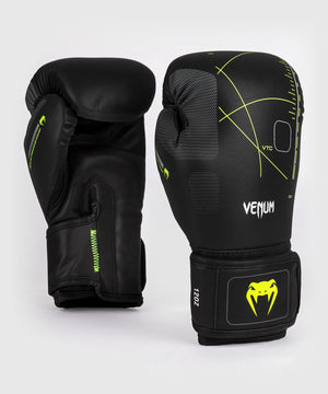 Venum Training Camp 4.0 Black/Neo Green Rokavice