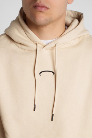 RUPA I BLKN01 I BEIGE/BLACK I HOODIE