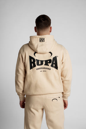 RUPA I BLKN01 I BEIGE/BLACK I HOODIE