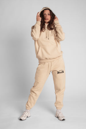 RUPA I BLKN01 I BEIGE/BLACK I HOODIE