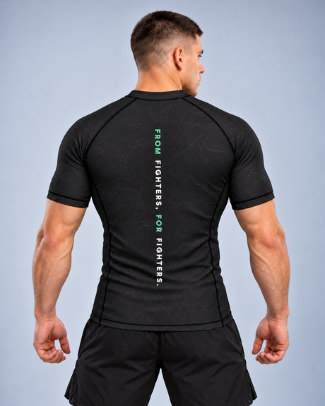RUPA I UNDRG I BLACK I RASHGUARD