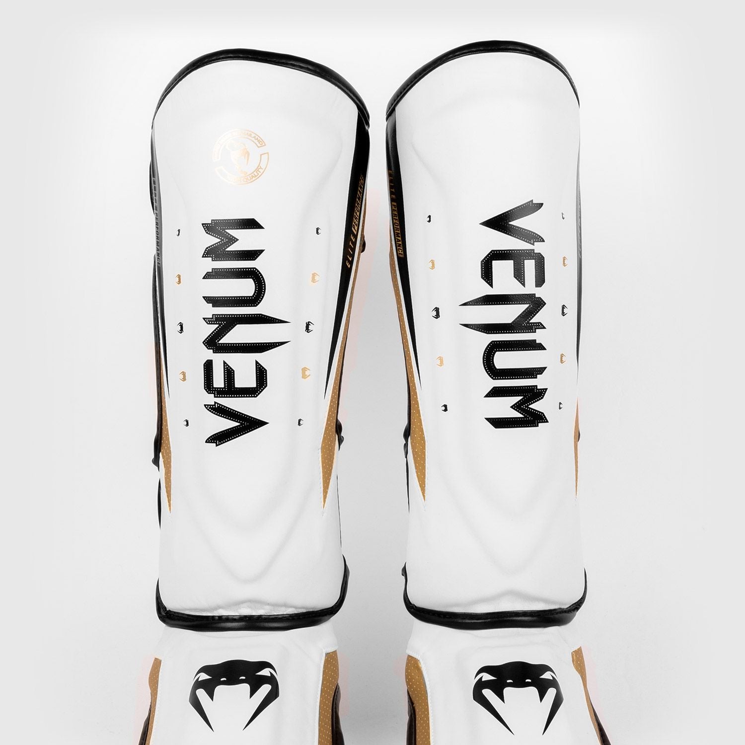 Venum Elite Evo White/Gold ščitniki za golen in nart