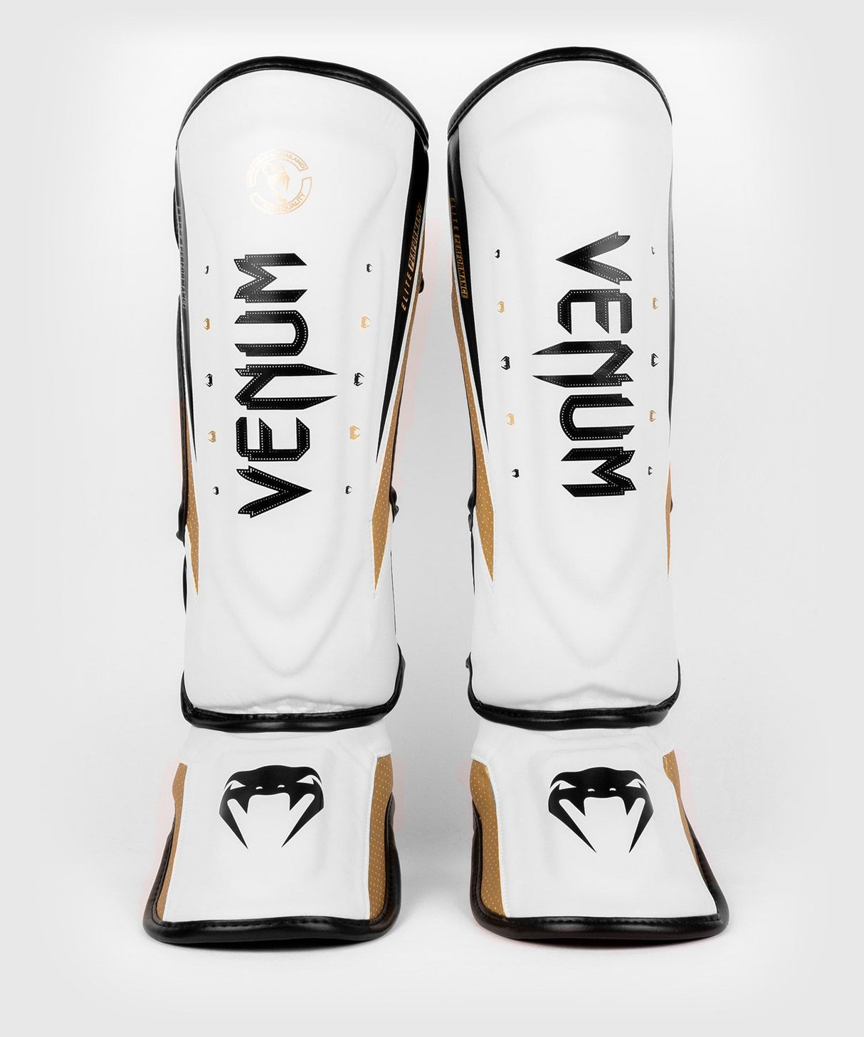 Venum Elite Evo White/Gold ščitniki za golen in nart