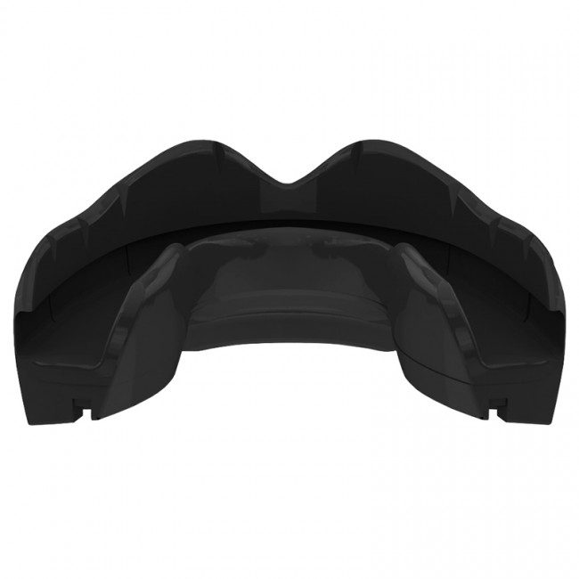 SAFEJAWZ Black ščitnik za zobe za tiste z zobnim aparatom