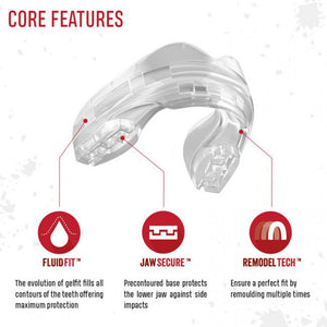 SAFEJAWZ Transparent ščitnik za zobe za tiste z zobnim aparatom