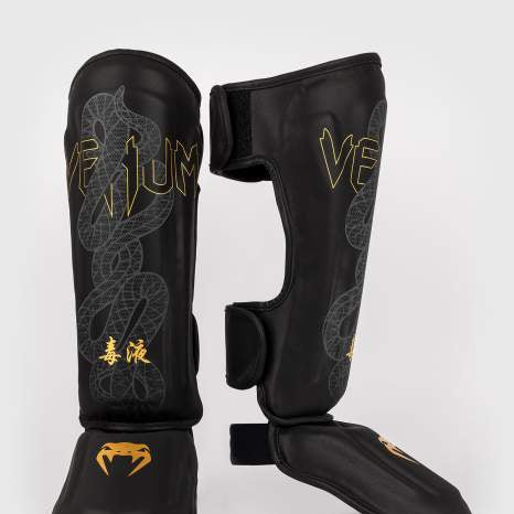 Venum Serpenti Black/Silver/Gold Ščitniki za golen in nart