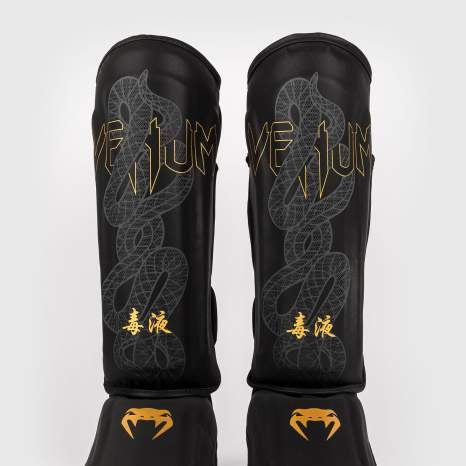 Venum Serpenti Black/Silver/Gold Ščitniki za golen in nart