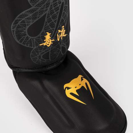 Venum Serpenti Black/Silver/Gold Ščitniki za golen in nart