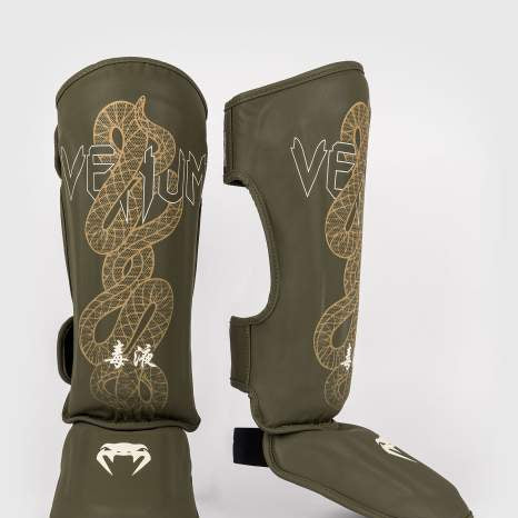 Venum Serpenti Khaki/Bronze/Ivory Ščitniki za golen in nart