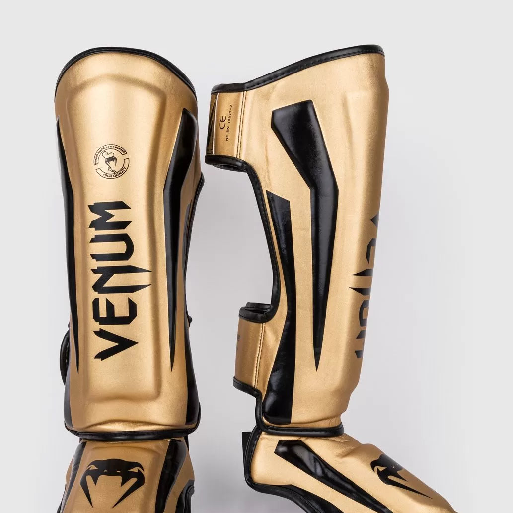 Venum Elite Gold/Black ščitniki za golen in nart