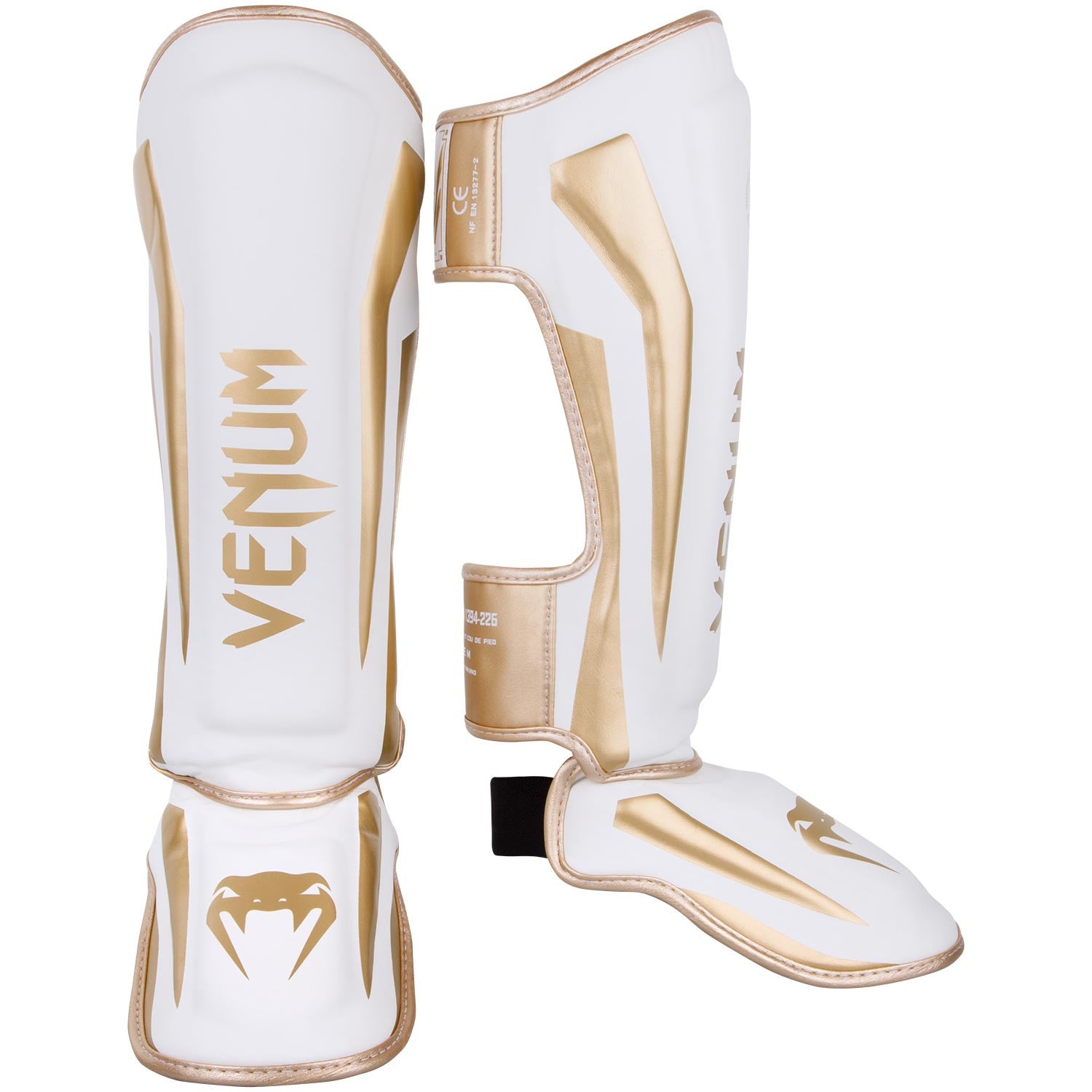 Venum Elite White/Gold Ščitniki za golen in nart