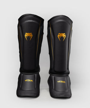 Venum Streamline Shin Guards - Black/Gold