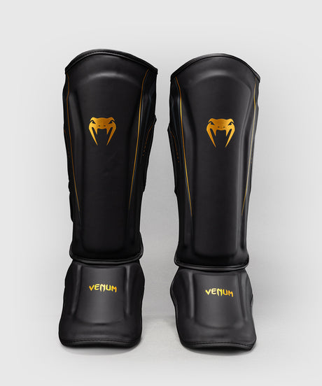 Venum Streamline Shin Guards - Black/Gold