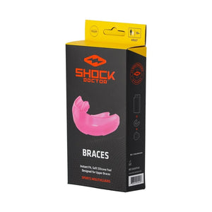 Shock Doctor® Braces Pink štitnik za zube - za aparatić