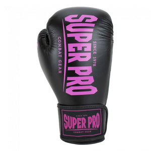 Super Pro Combat Gear Champ Black/Pink rokavice