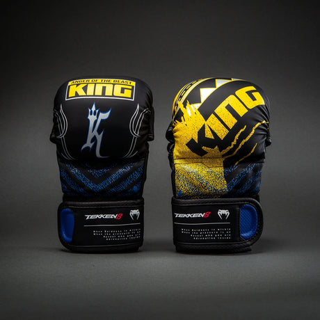 Venum x TEKKEN 8 - King - Black/Yellow MMA sparing rokavice