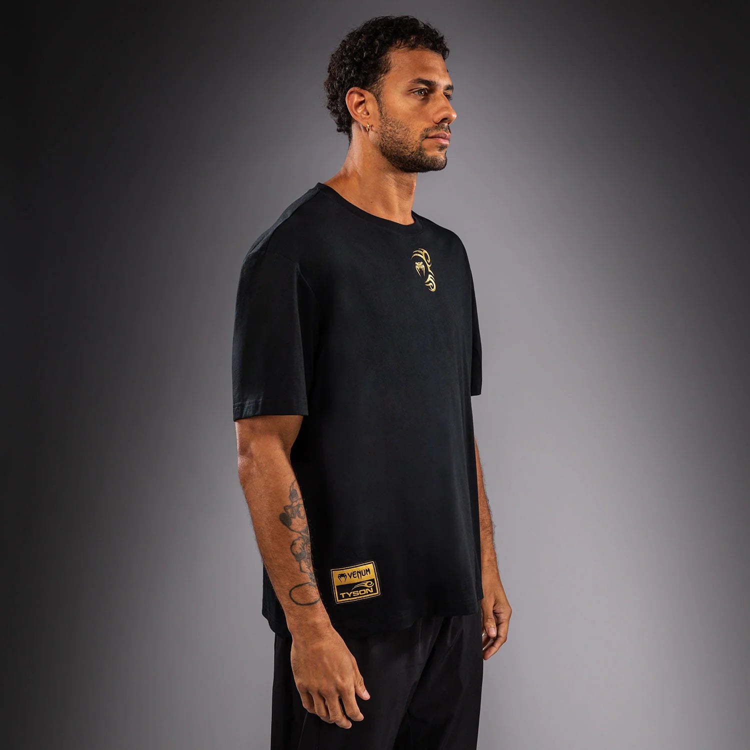 Venum x Mike Tyson Tiger T-Shirt - Black/Gold