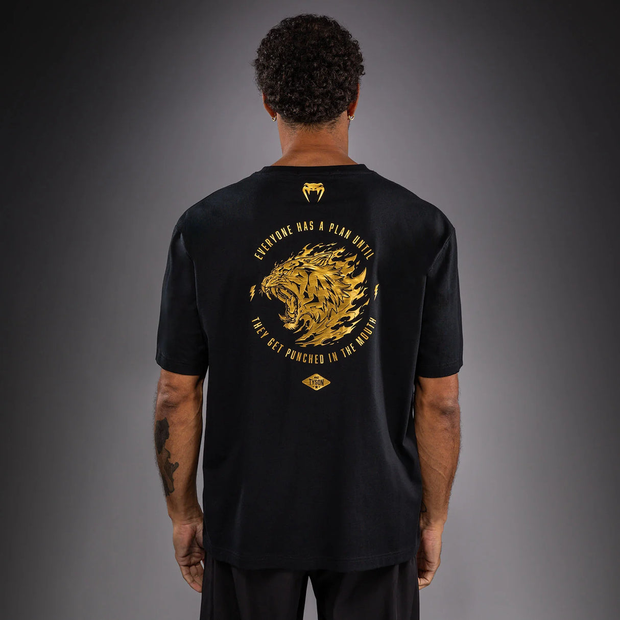 Venum x Mike Tyson Tiger T-Shirt - Black/Gold