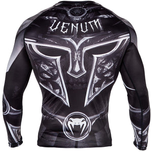 Venum Gladiator 3.0 Black/White rashguard dolgi rokavi