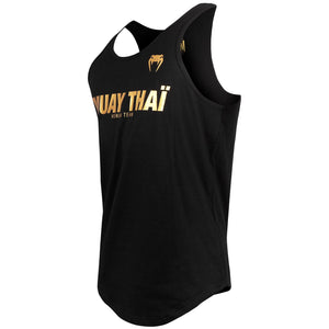 Venum Muay Thai VT Black/Gold moška majica brez rokavov