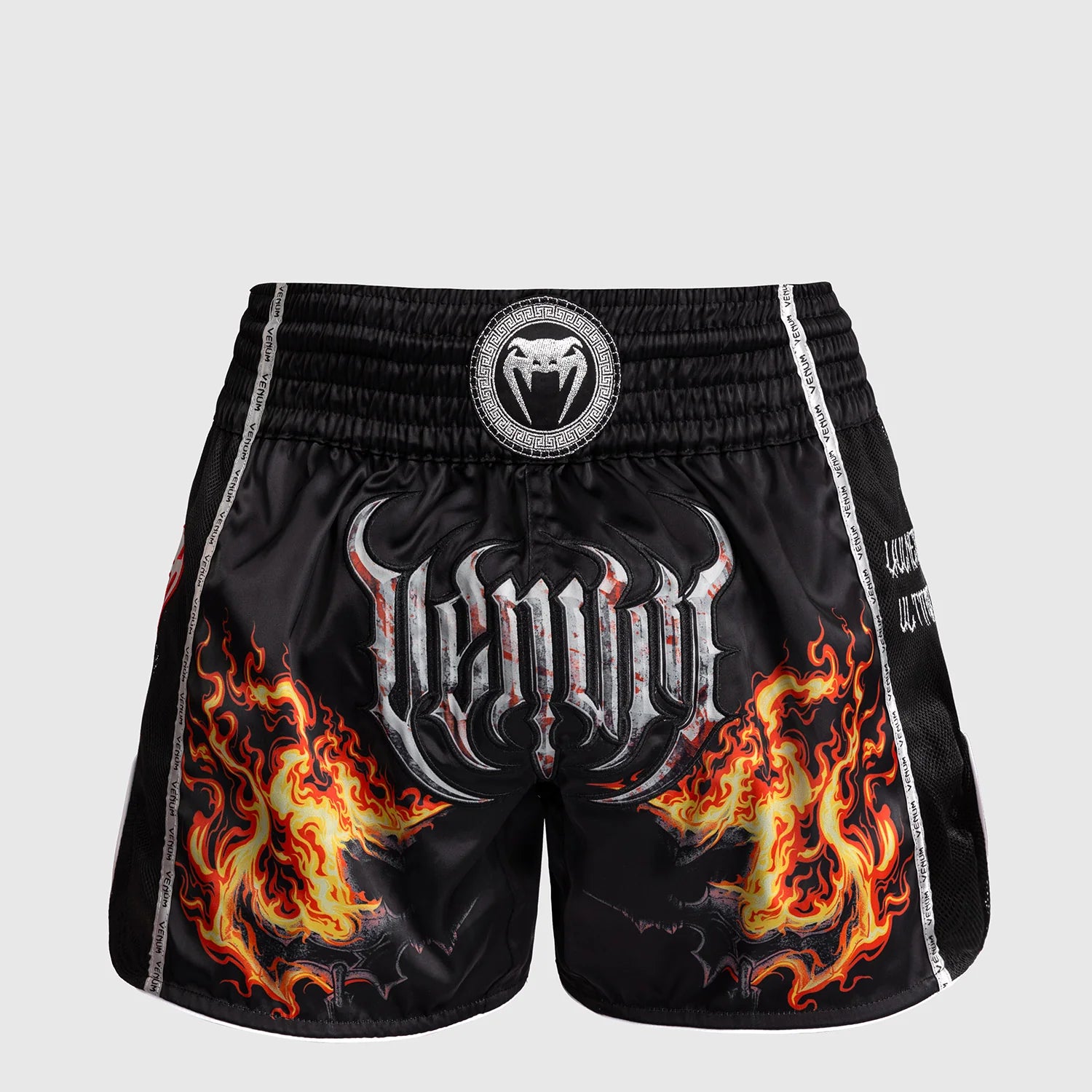 Venum Gladiator 5.0 Black/Neon Orange Hlačke Za Tajski Boks