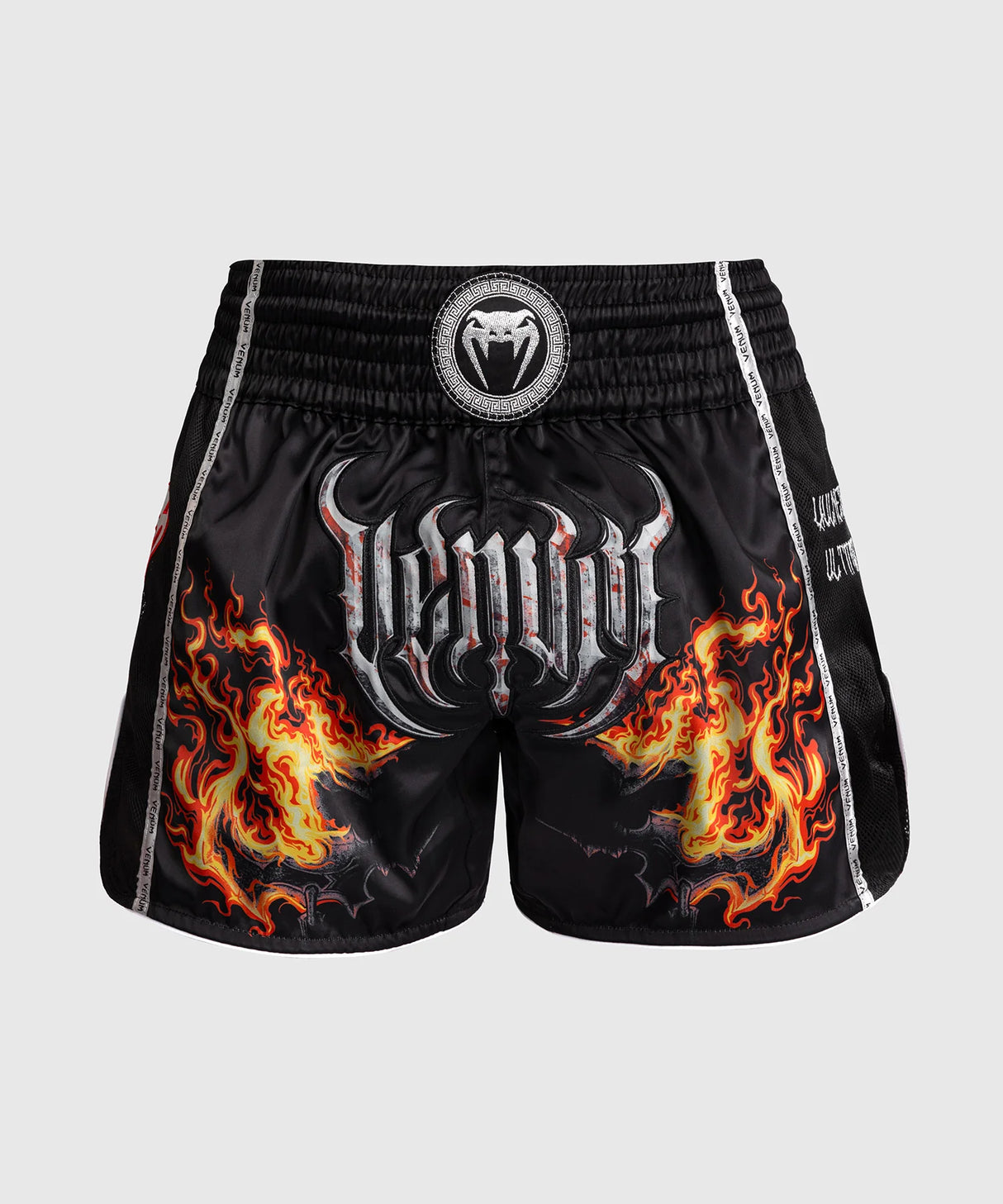 Venum Gladiator 5.0 Black/Neon Orange Hlačke Za Tajski Boks