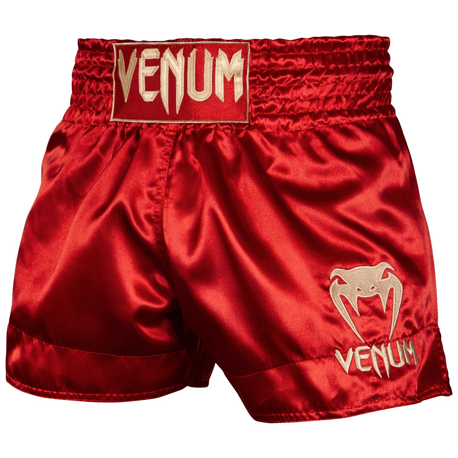 Venum Muay Thai Classic Bordeaux/Gold hlačke za tajski boks