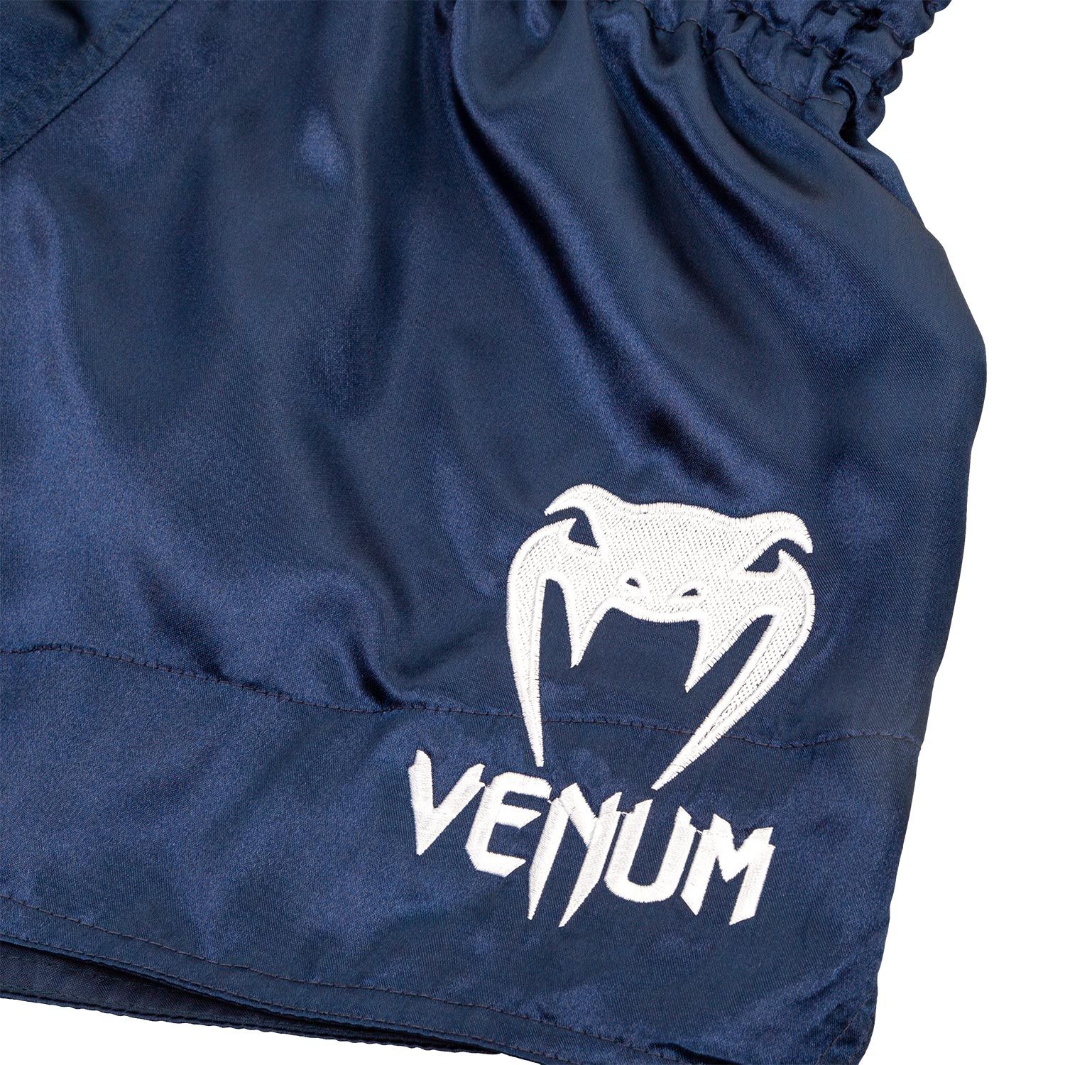 Venum Muay Thai Classic Navy Blue/White hlačke za tajski boks