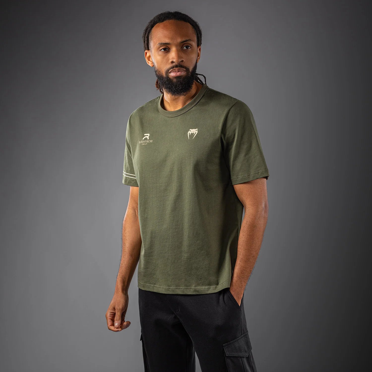 Venum x Rajadamnern Military Green majica