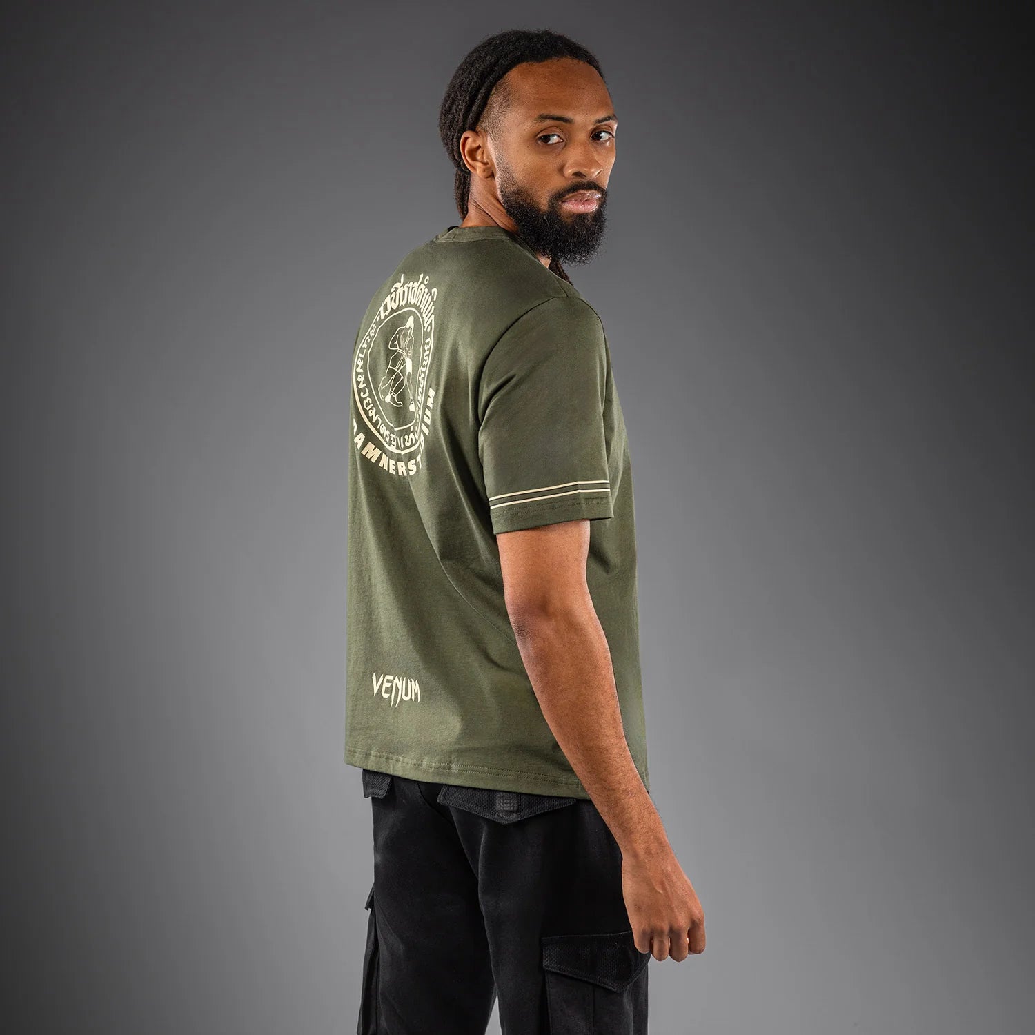 Venum x Rajadamnern Military Green majica