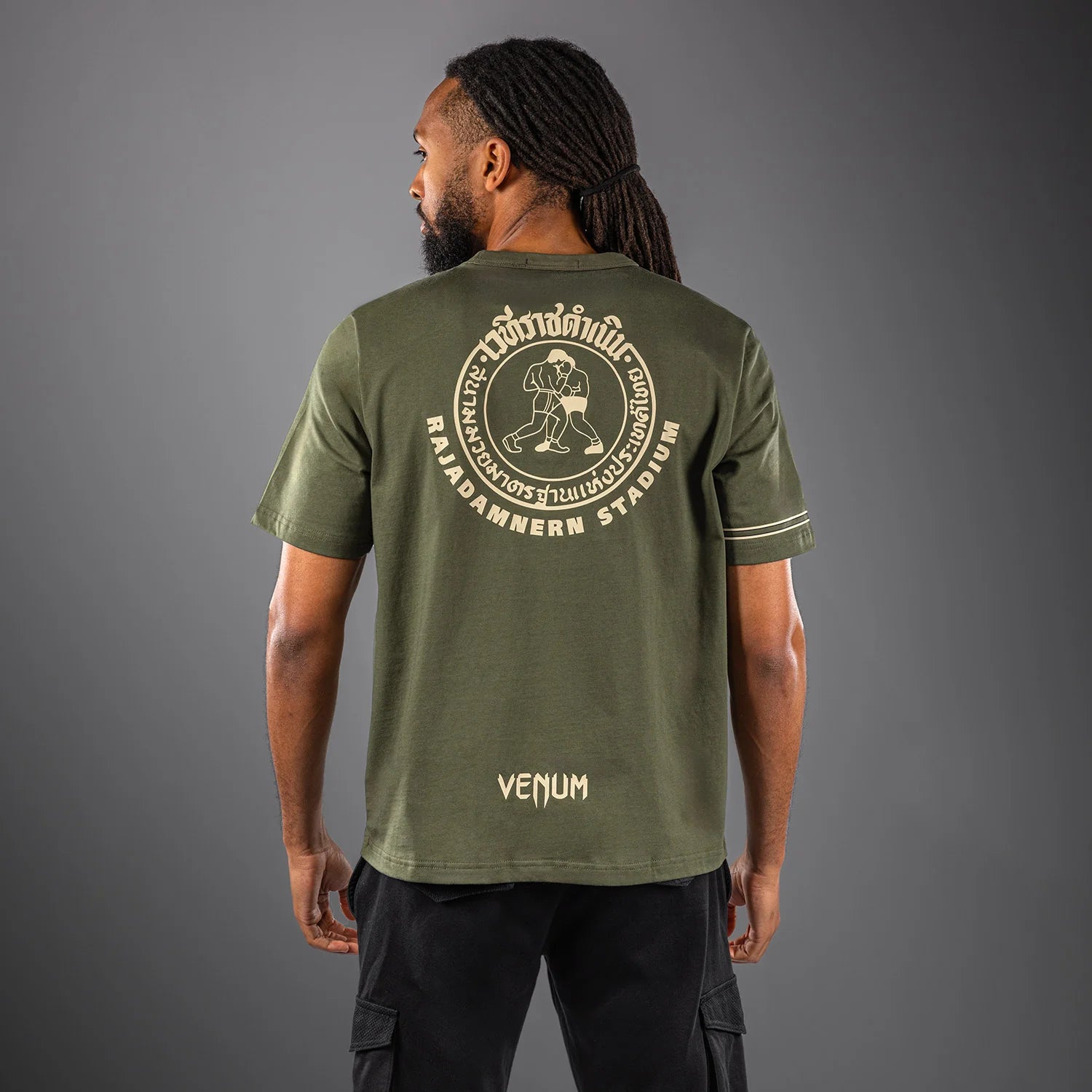 Venum x Rajadamnern Military Green majica