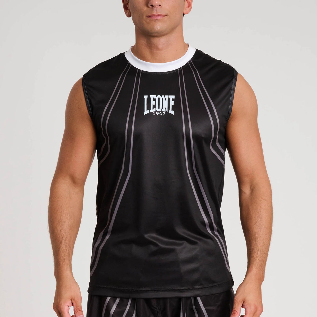 Leone 1947 AB995 WAKO Black Sleeveless T-shirt