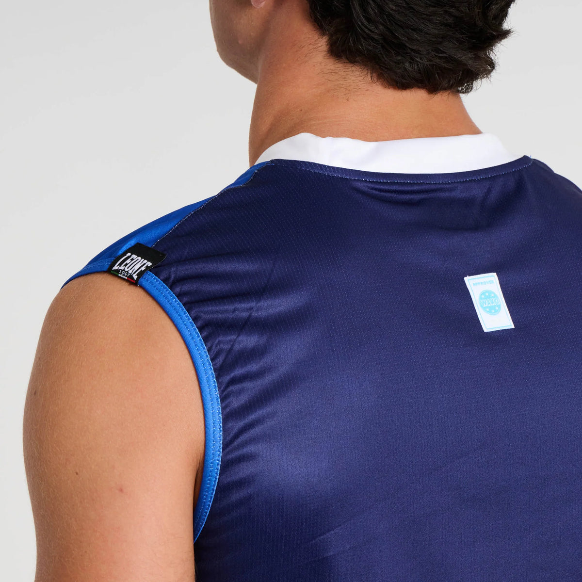 Leone 1947 AB995 WAKO Blue Sleeveless T-shirt