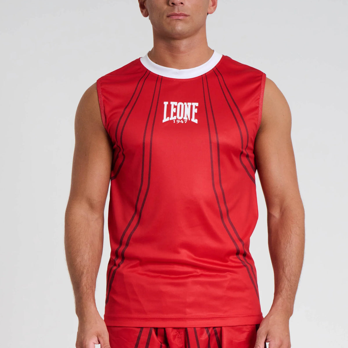 Leone 1947 AB995 WAKO Red Sleeveless T-shirt