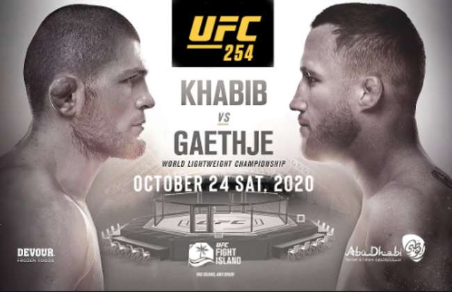 UFC 254 dobil uradni trailer in poster