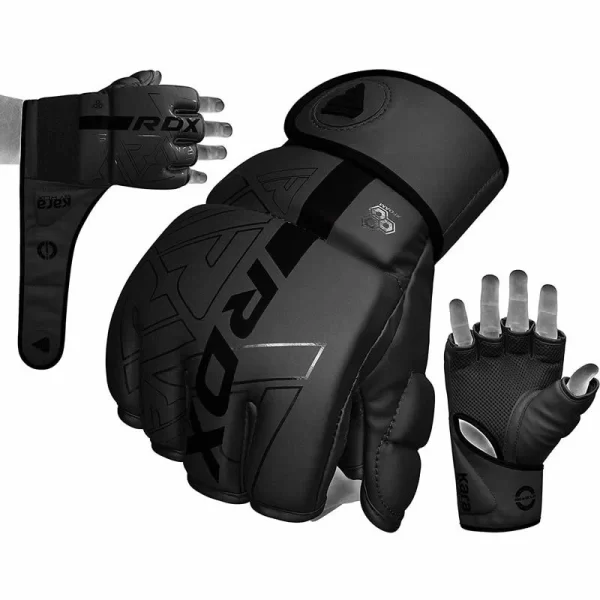 RDX F6 Black MMA rokavice