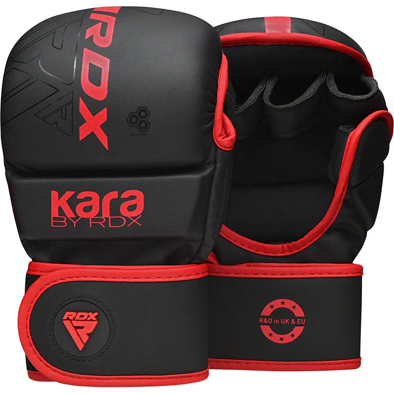 RDX F6 Black/Red Mma sparing rokavice