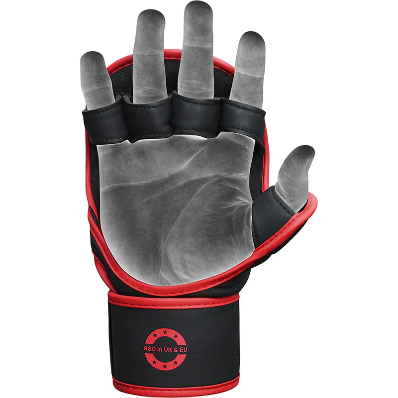 RDX F6 Black/Red Mma sparing rokavice